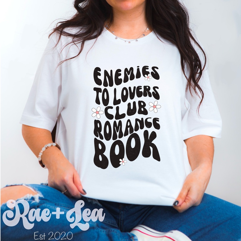 Enemies To Lovers Club Romance Book T-shirt